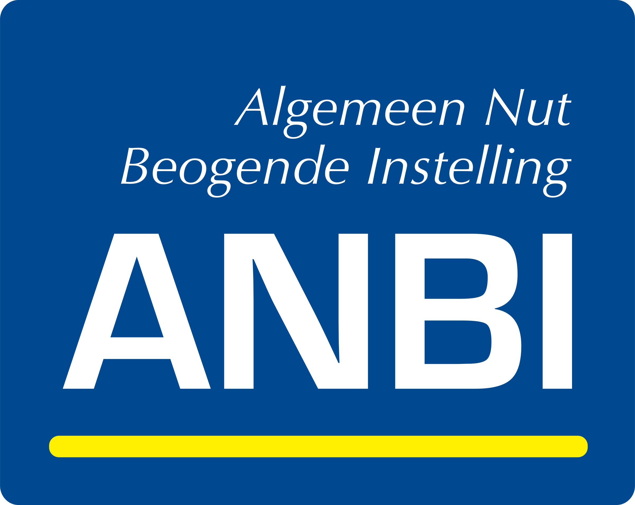 Registered ANBI — Algemeen Nut Beogende Instelling